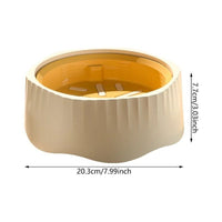 HKM-6772669 Detachable Slow Feeder Bowl for Dogs - 2-in-1 Design to Promote Healthy Eating and Prevent Obesity