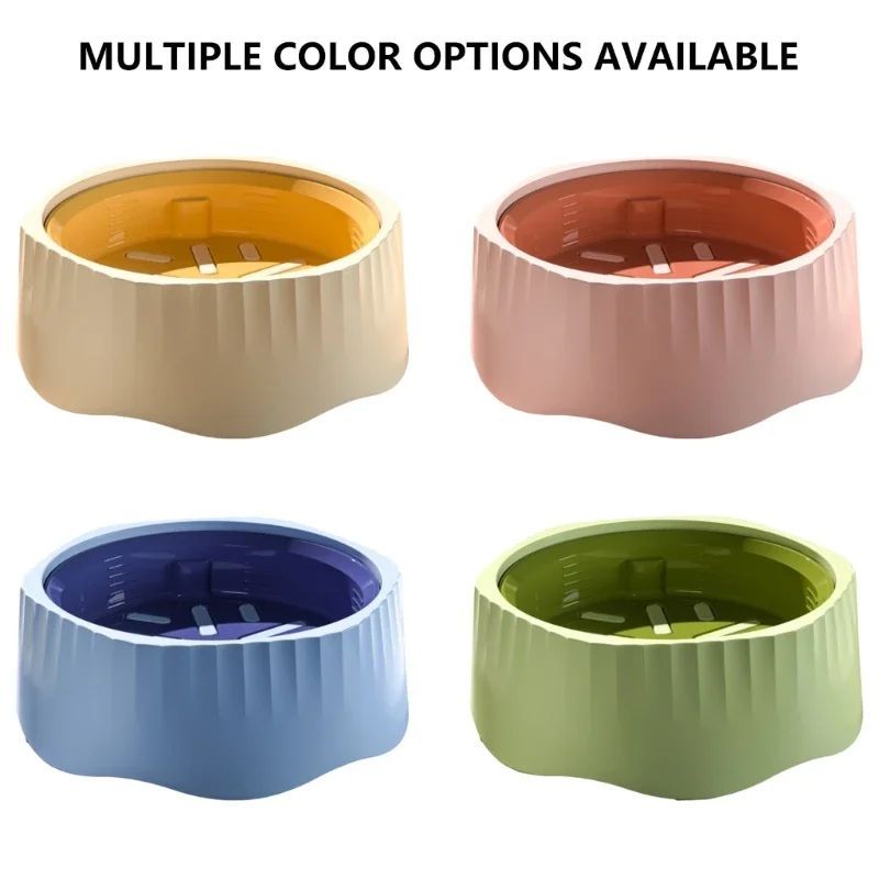 HKM-6772669 Detachable Slow Feeder Bowl for Dogs - 2-in-1 Design to Promote Healthy Eating and Prevent Obesity