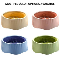 HKM-6772669 Detachable Slow Feeder Bowl for Dogs - 2-in-1 Design to Promote Healthy Eating and Prevent Obesity