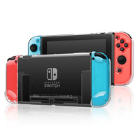HKM-677267 Transparent Split Protective Shell for Nintendo Switch - Slim, Durable, Anti-Scratch Design