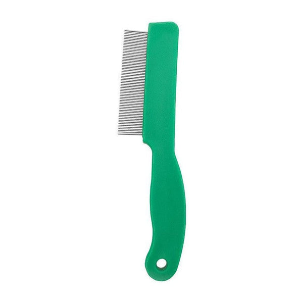HKM-677459 Stainless Steel Pin Pet Flea Comb for Dogs and Cats - Grooming and Removal Tool