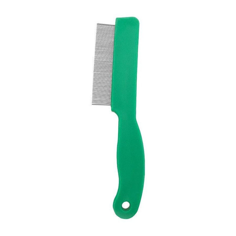HKM-677459 Stainless Steel Pin Pet Flea Comb for Dogs and Cats - Grooming and Removal Tool