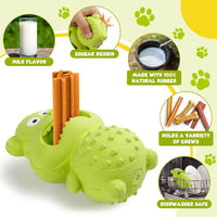 HKM-6775741 Durable Natural Rubber Dog Chew Toy for Aggressive Chewers - Squeaky, Interactive, and Tough