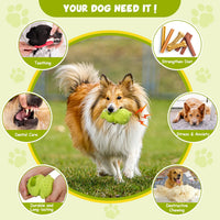 HKM-6775741 Durable Natural Rubber Dog Chew Toy for Aggressive Chewers - Squeaky, Interactive, and Tough