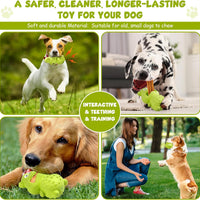 HKM-6775741 Durable Natural Rubber Dog Chew Toy for Aggressive Chewers - Squeaky, Interactive, and Tough