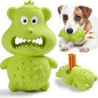 HKM-6775741 Durable Natural Rubber Dog Chew Toy for Aggressive Chewers - Squeaky, Interactive, and Tough