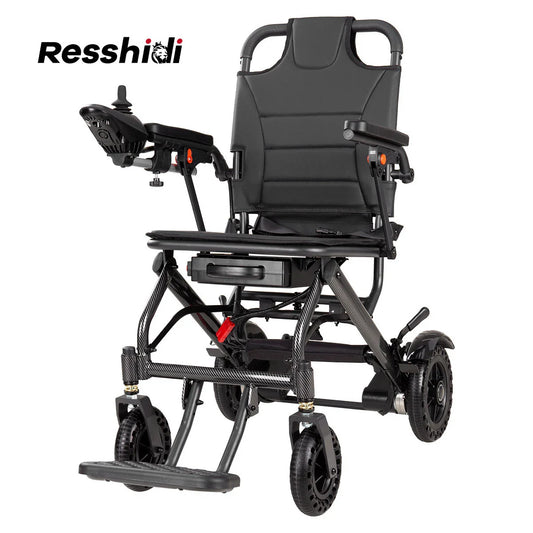 HKM-677587 Compact Foldable Electric Wheelchair with Removable Lithium Battery for Seniors
