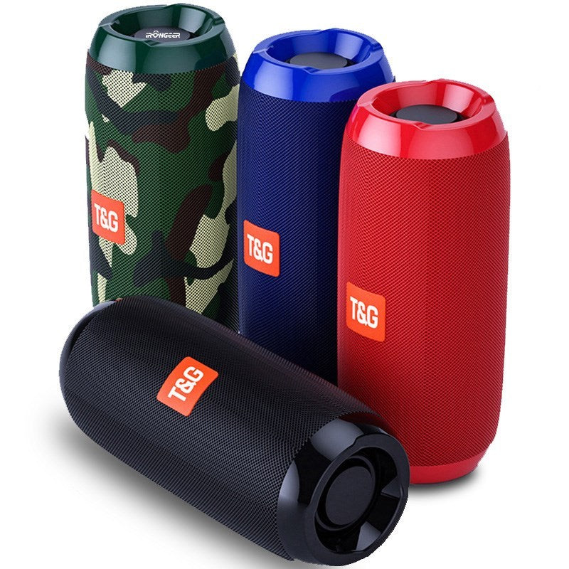 HKM-677587 Portable Multifunctional Bluetooth Speaker with Waterproof, Dustproof, and Shockproof Design, FM Radio, and 10-Hour Battery Life