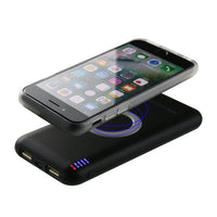 HKM-677587 Wireless Charging Mobile Power Bank - Compact Design with 2000mA Input 5V USB Interface