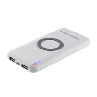 HKM-677587 Wireless Charging Mobile Power Bank - Compact Design with 2000mA Input 5V USB Interface