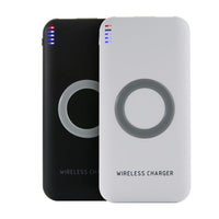 HKM-677587 Wireless Charging Mobile Power Bank - Compact Design with 2000mA Input 5V USB Interface