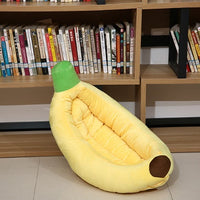 HKM-6776509 Washable Banana-Shape Pet Pad for Small to Medium Pets, Multiple Sizes Available