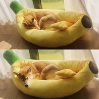 HKM-6776509 Washable Banana-Shape Pet Pad for Small to Medium Pets, Multiple Sizes Available