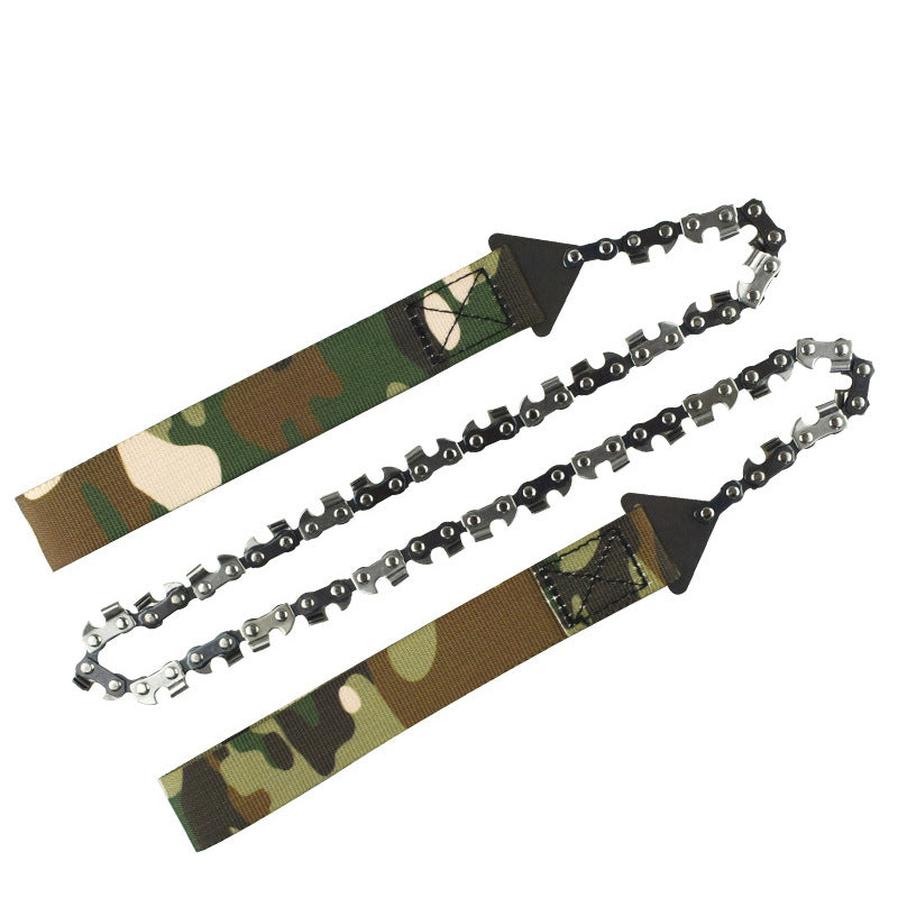 HKM-677907 Camouflage Zippered Outdoor Hand Saw with Pull Strap