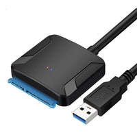 HKM-677907 USB 3.0 to SATA Adapter Converter Cable for External Hard Drive - Black