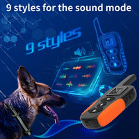 HKM-6781501 Waterproof Remote Dog Training Collar with Electric Shock, Vibration, and Beep Functions, Range Up to 1000 Meters