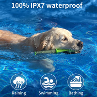 HKM-6781501 Waterproof Remote Dog Training Collar with Electric Shock, Vibration, and Beep Functions, Range Up to 1000 Meters