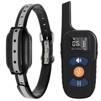 HKM-6781501 Waterproof Remote Dog Training Collar with Electric Shock, Vibration, and Beep Functions, Range Up to 1000 Meters