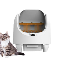 HKM-678163 Automatic Self-Cleaning Cat Litter Box with APP Control - Extra Large, Durable Plastic, Odor-Free Design