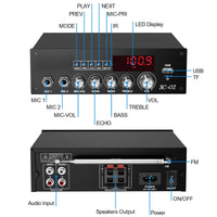 HKM-678227 200W Bluetooth High Power Amplifier Mini Home Theater Dual Channel Digital AMP