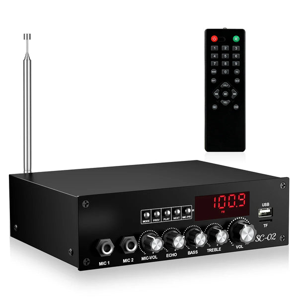 HKM-678227 200W Bluetooth High Power Amplifier Mini Home Theater Dual Channel Digital AMP