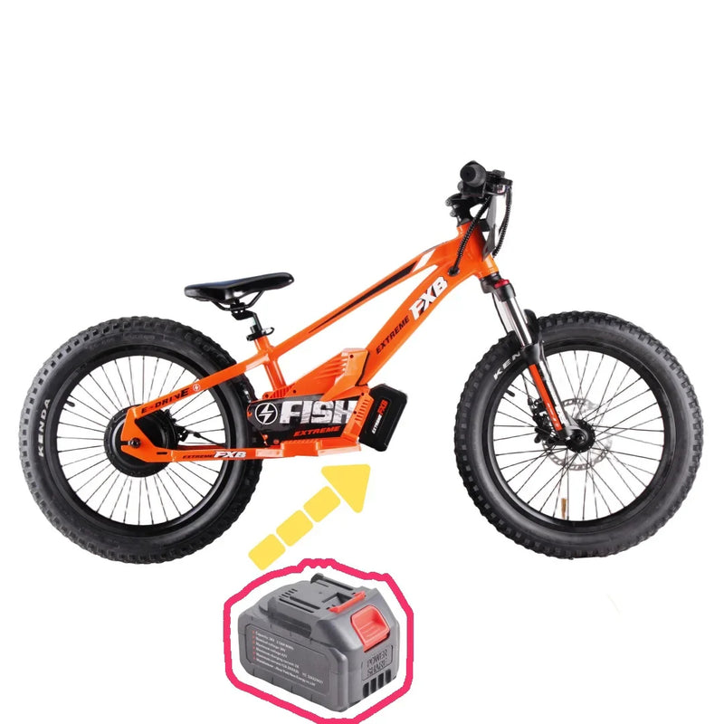 HKM-678291 20 Inch Hydraulic Adjustable Aluminum Alloy Electric Balance Bike with Lithium Battery and Disc Brakes