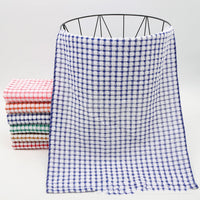 HKM-678291 Cotton Plaid Kitchen Dish Towel - Various Patterns and Sizes in Pink, Blue, Green, Orange, Red