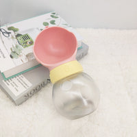 HKM-6784061 Portable Dog Water Bottle and Food Feeder for Small Pets - Leak Proof, BPA Free, 380ml Capacity