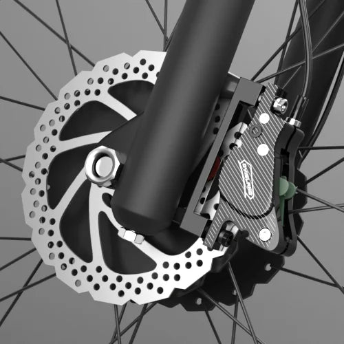 HKM-678419 2000W 52V Electric Fat Tire Bike with 7-Speed Gears and Hydraulic Disc Brakes, 26-inch Aluminum Alloy Frame