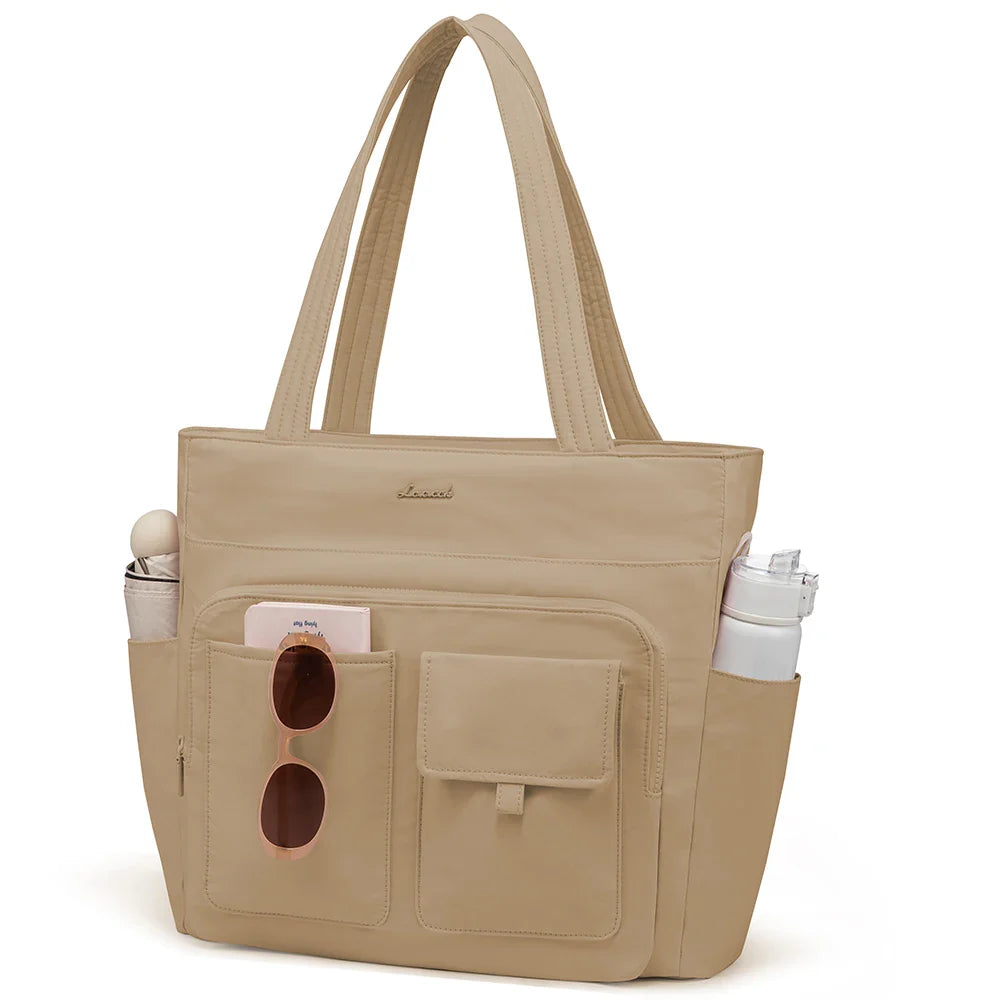 HKM-678419 Lightweight Casual Tote Bag for Work and Travel, Large Capacity Handbag for Women, Suitable for Teachers and Nurses