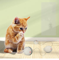 HKM-678483 Electric Smart LED Laser USB Rolling Flashing Cat Ball Toy