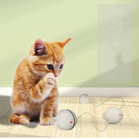 HKM-678483 Electric Smart LED Laser USB Rolling Flashing Cat Ball Toy