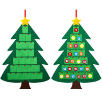 HKM-678483 Festive Felt Christmas Tree Calendar for Seasonal Decorations
