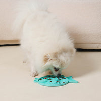 HKM-6785469 Slow Feeder Pet Bowl and Licking Pad for Dogs and Cats - TPR Material, Portable Design, 20x15x0.5CM
