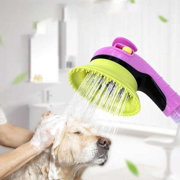 HKM-6785853 Pet Massage Shower Head with Adjustable Nozzle for Dogs and Cats - ABS Material, 6.3m Spray Diameter
