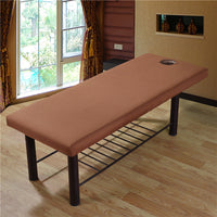 HKM-678675 Versatile Solid Color Hair Beauty Bed Cover with Multiple Color Options