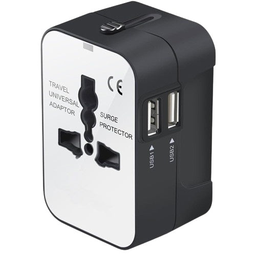 HKM-678739 Universal Worldwide Travel Adapter Wall Charger with AC Power Plug