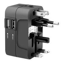 HKM-678739 Universal Worldwide Travel Adapter Wall Charger with AC Power Plug