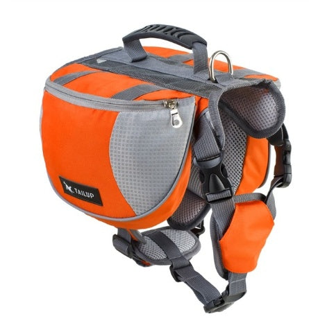 HKM-6787773 Outdoor Pet Harness with Integrated Backpack for Hiking and Adventure