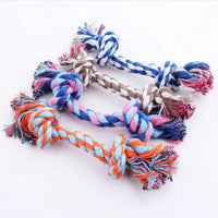 HKM-6788797 Durable Cotton Rope Dog Toy for Molar Teeth Cleaning and Play