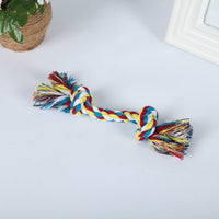 HKM-6788797 Durable Cotton Rope Dog Toy for Molar Teeth Cleaning and Play