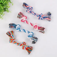 HKM-6788797 Durable Cotton Rope Dog Toy for Molar Teeth Cleaning and Play