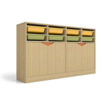 HKM-678995 Colourful Wooden Toy Storage Cabinet for Kids - Kindergarten Nursery Furniture
