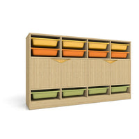 HKM-678995 Colourful Wooden Toy Storage Cabinet for Kids - Kindergarten Nursery Furniture