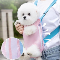 HKM-6790205 Adjustable Cat and Dog Carrier Backpack with Leg Holes, Lightweight Travel Bag for Pets