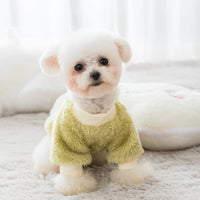 HKM-6790333 Cozy Coral Flannel Sweater for Small Dogs and Cats - Perfect for Autumn and Winter