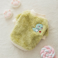 HKM-6790333 Cozy Coral Flannel Sweater for Small Dogs and Cats - Perfect for Autumn and Winter