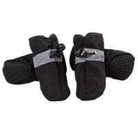 HKM-6790589 Pet Soft Bottom Non-Slip Rain Boots for Dogs - Breathable Nylon Cloth, Adjustable Fit in Red, Blue, Black