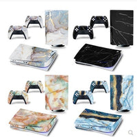 HKM-679187 Vinyl Decals for PS5 Disk Drive Edition - Marble Design Console and Controller Skins