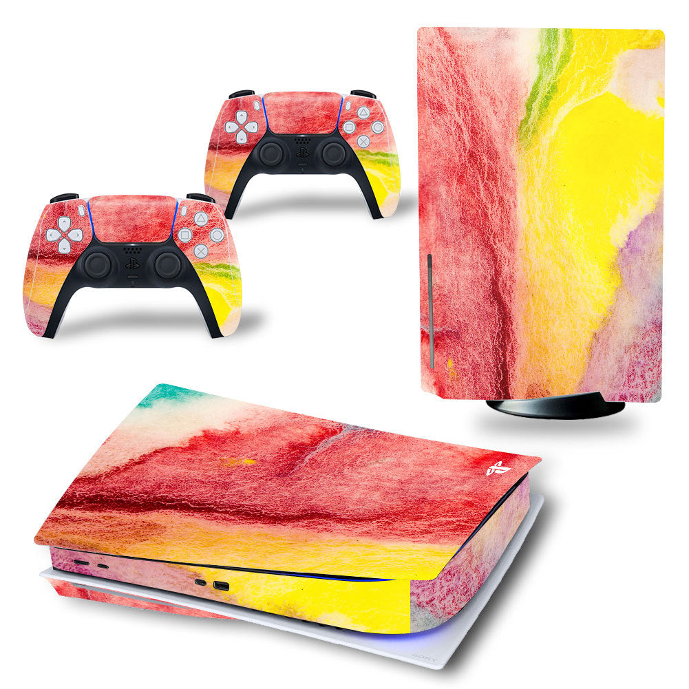 HKM-679187 Vinyl Decals for PS5 Disk Drive Edition - Marble Design Console and Controller Skins